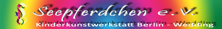 logo Seepferdchen e.V. Kinderkunstwerkstatt Berlin